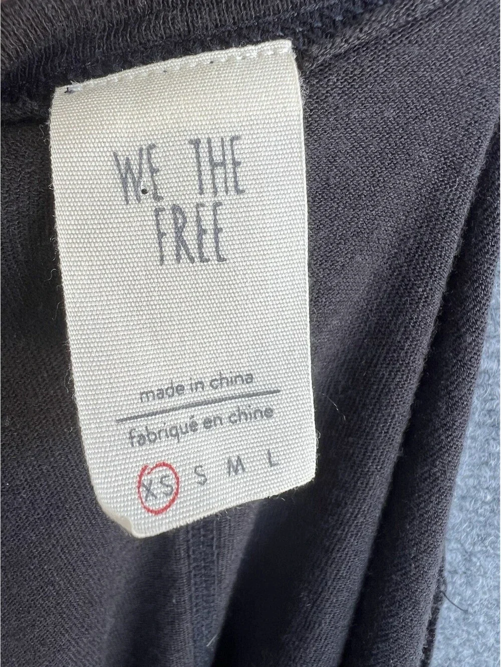 Free People Womens Black Mesh Jersey Mini T Shirt Dress Size XS.